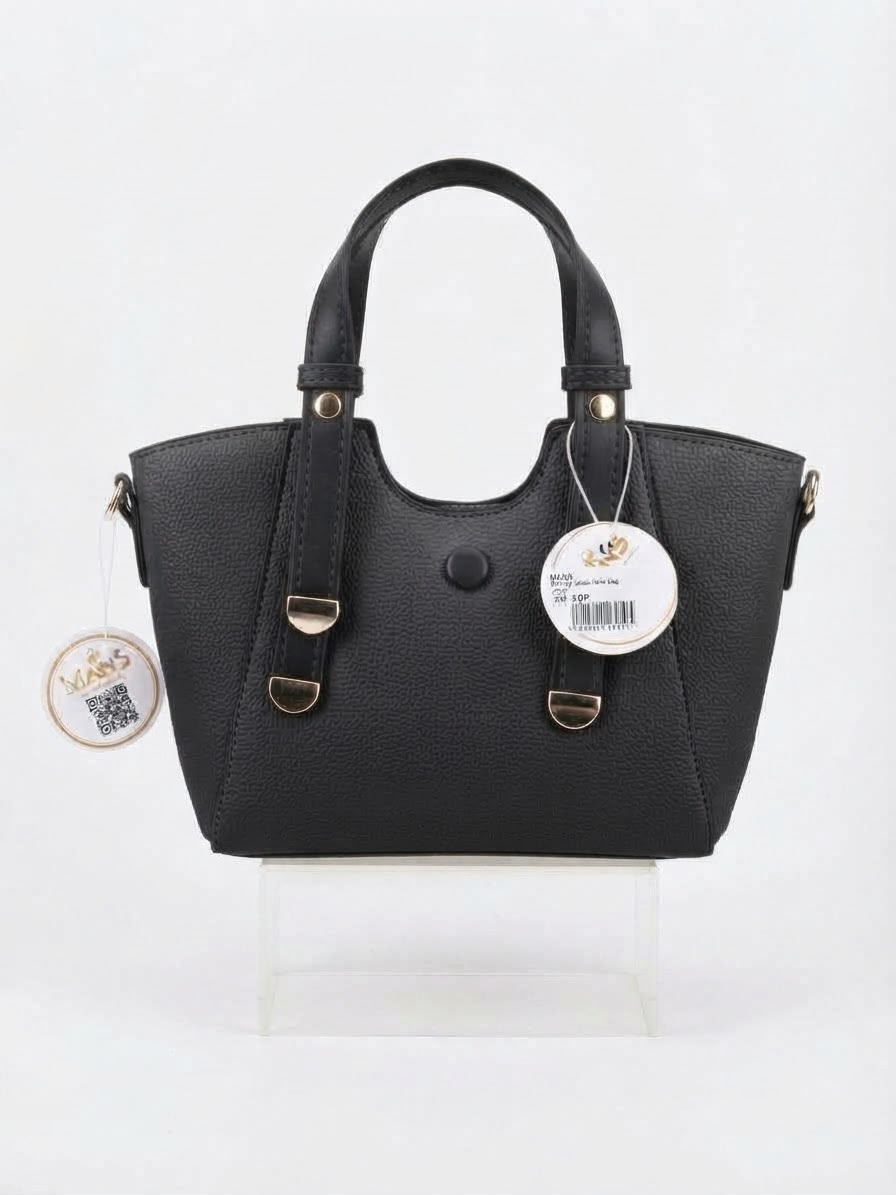 beige hand bag